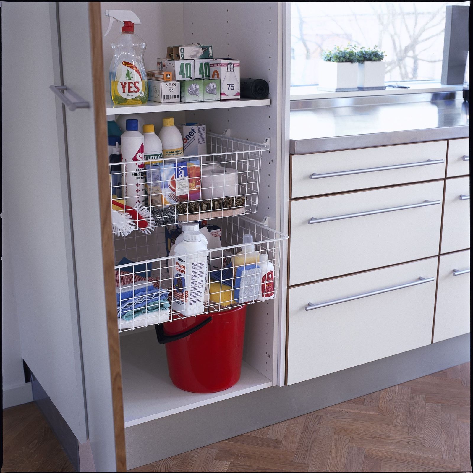 How to organise a cleaning cupboard: 10 space-savvy solutions | Ideal Home