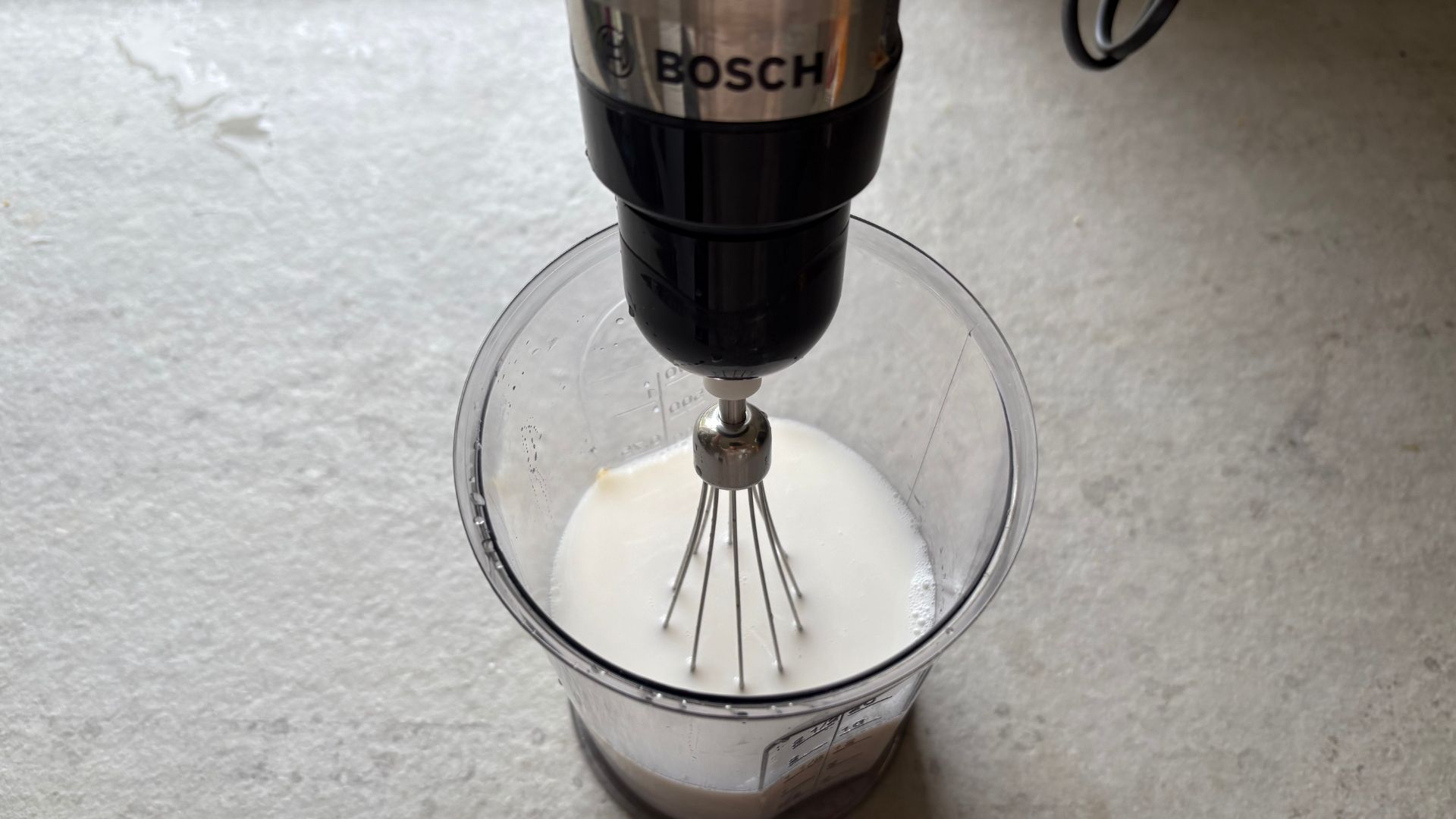 Testing the Bosch Hand Blender