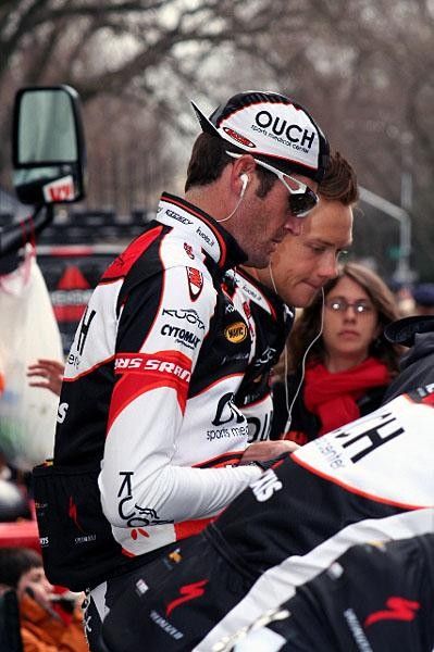 Warming up in the biggest race of the year