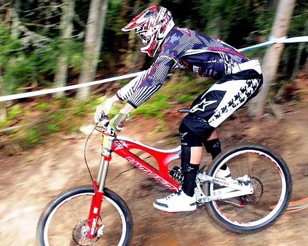 Greg Minnaar (Santa Cruz Syndicate) on his way to third place