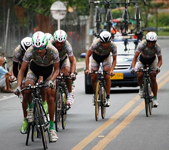 The Boyaca Orgullo De America team finished the day fifth in the teams standings.