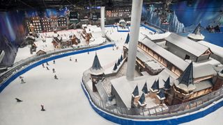 World's largest indoor ski resort China Shanghai L*SNOW Indoor Skiing Theme Resort