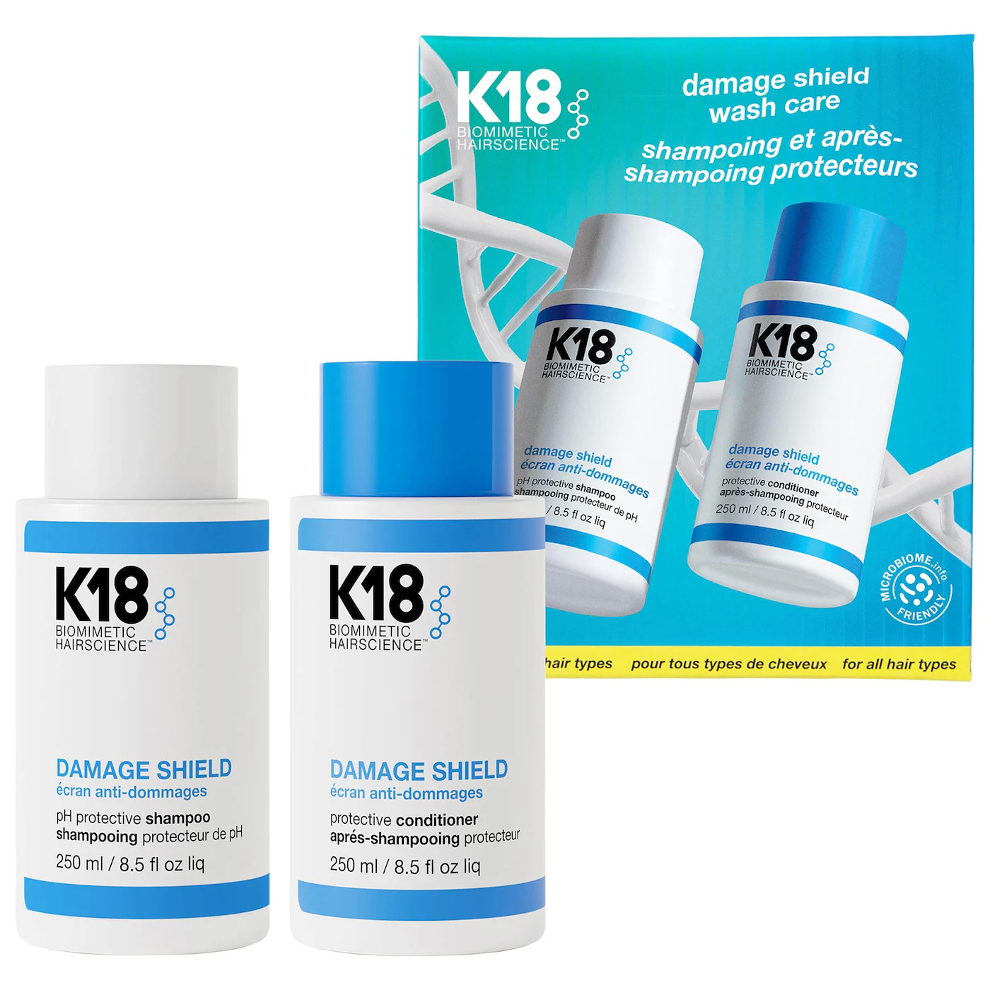 K18, Damage Shield Shampoo &amp;amp; Conditioner Duo