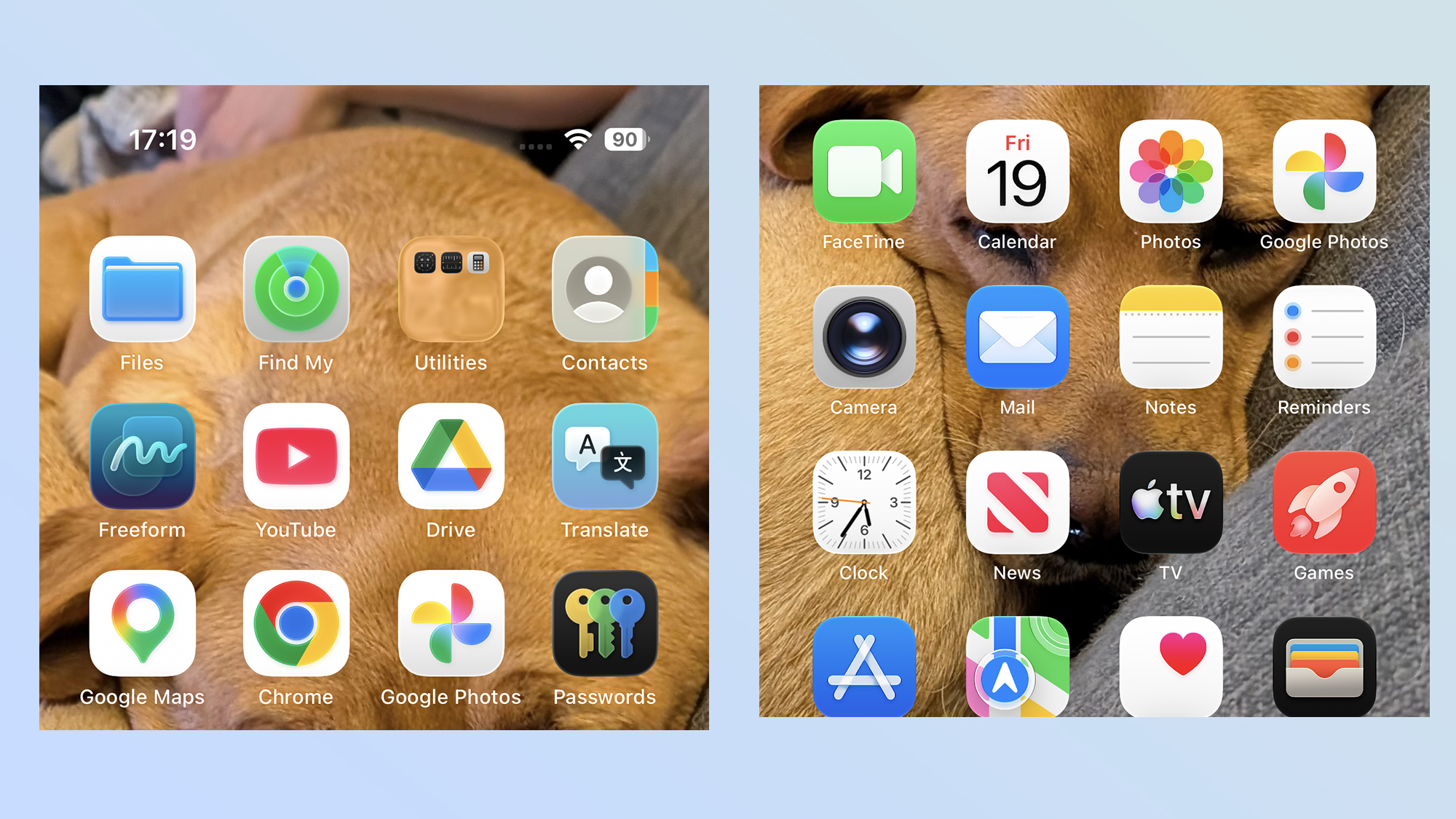 comparaison du verre liquide ios 27 vs ios 26