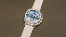 Samsung Galaxy Watch 8 Classic on table