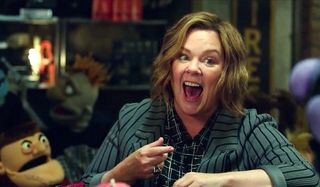 The Happytime Murders Melissa McCarthy doing coke with puppets