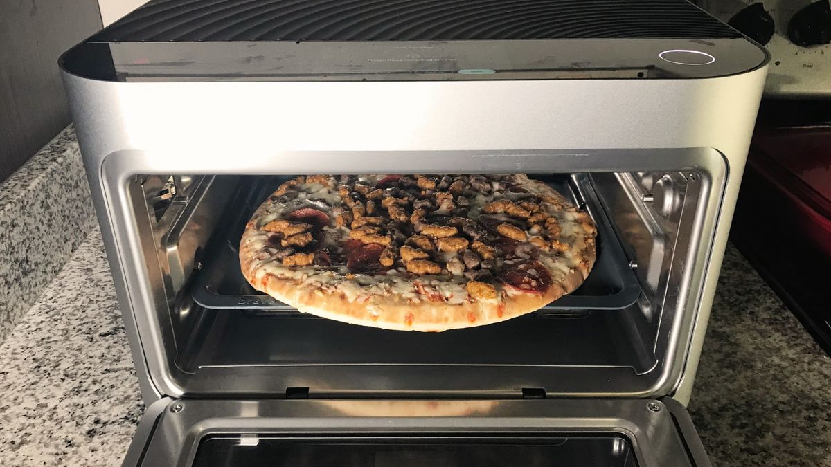 Brava Glass Oven being tested in writer's home