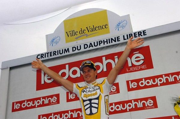 Bert Grabsch celebrates his stage win.
