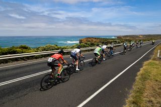 Riders in action at the 2019 Melbourne to Warrnambool 