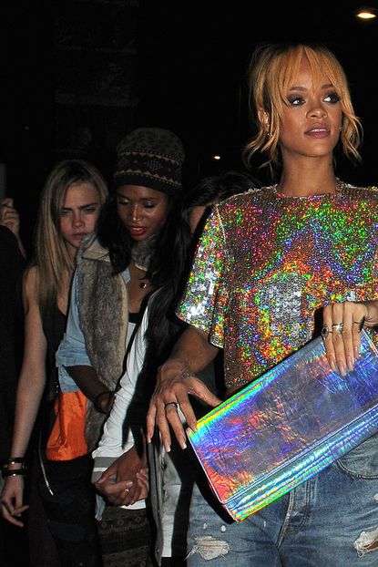 Rihanna and Cara Delevingne party together at Boujis