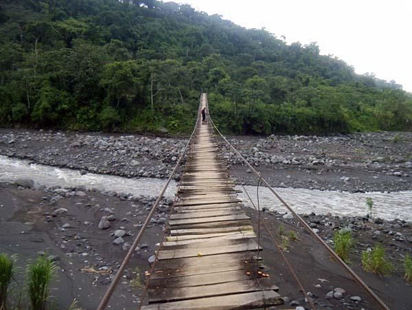 A bridge encountered on stage three.
