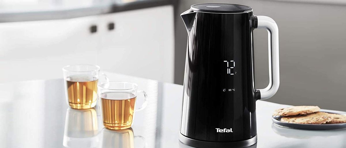 Tefal Smart N Light Kettle on kitchen counter