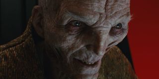 Andy Serkis as Supreme Leader Snoke in Star Wars: The Last Jedi (2017)