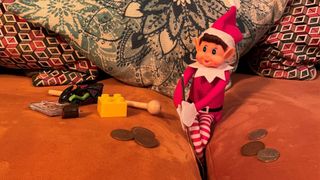 Naughty Elf on the shelf ideas