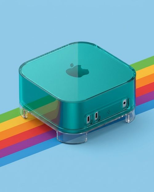 Spigen for Mac Mini M4/M4 Pro - Classic C1 Bondi Blue