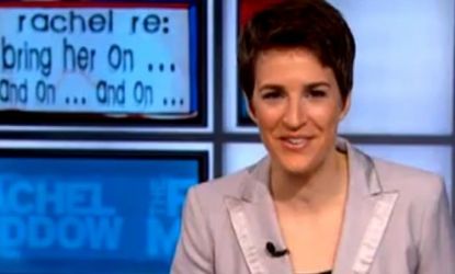 Rachel Maddow got a makeover before her 2005 debut on MSNBC. 