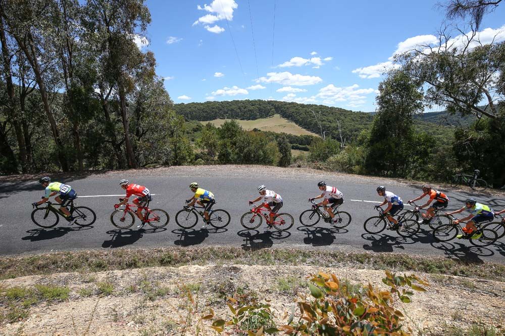 Action from the final stage of the Herald Sun Tour