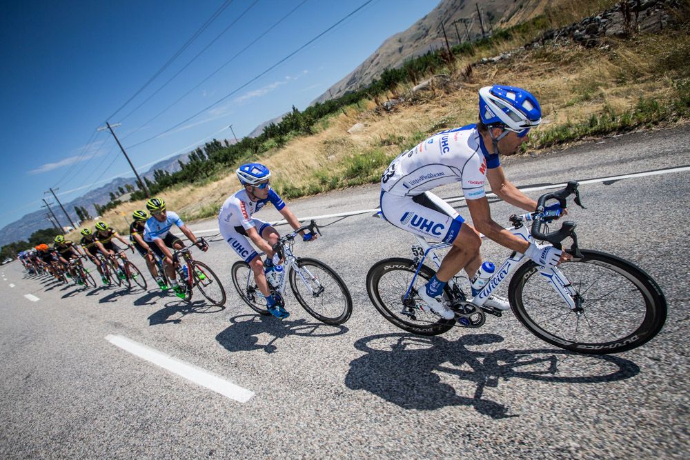 Chris Jones (UnitedHealthcare) and teammate Jonny Clarke set the pace.