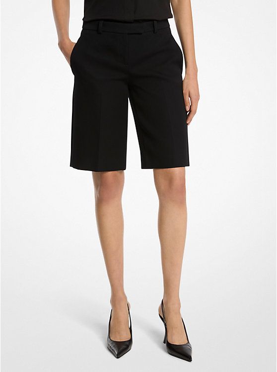 Stretch Cotton City Shorts