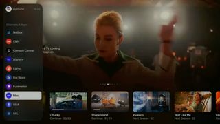 Apple TV interface tvOS 17.2
