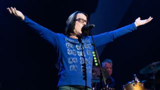 Todd Rundgren performs onstage during the "Celebrating Bowie Tour" at Saban Theatre on October 07, 2022 in Beverly Hills, California.