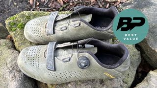 Pair of Carnac Grit shoes on rocks