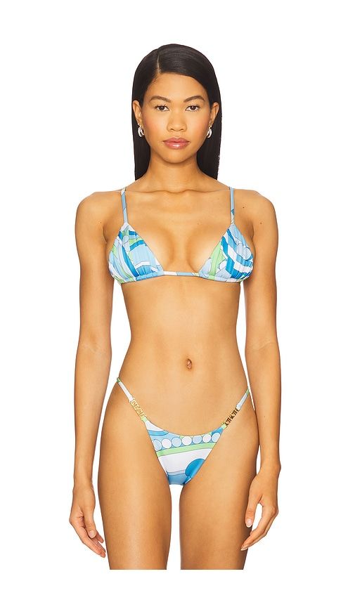 X Revolve Era Ruched Triangle Top