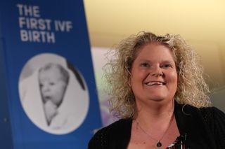 Louise Brown (above) was the world's first test tube baby in 1978.