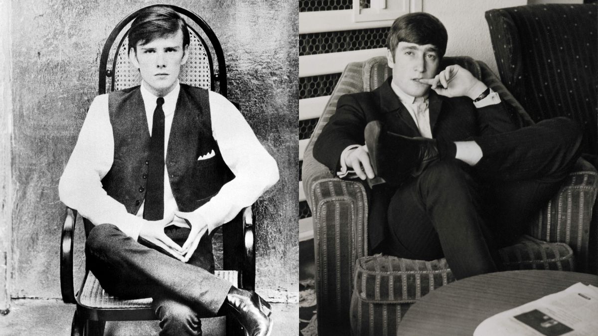 Stuart Sutcliffe and John Lennon