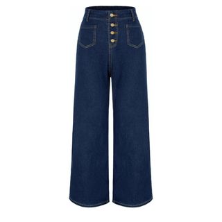 Belle Poque Wide-Leg Jeans