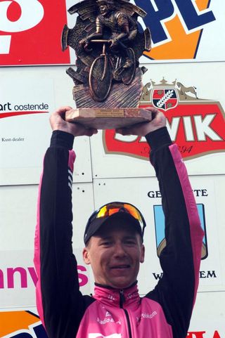 Andreas Klier (Team Telekom) on the podium in 2003