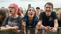 Festival goers attend Slam Dunk Festival