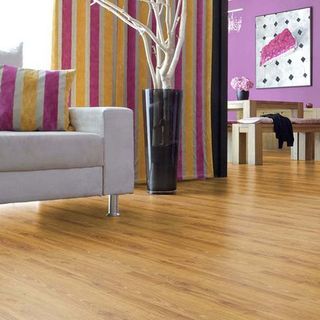 Westco V-Groove Glossy Plank Victorian Oak Laminate Flooring