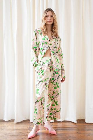 Best pyjamas sets Karen Mabon Botanical Silk Pyjama Set