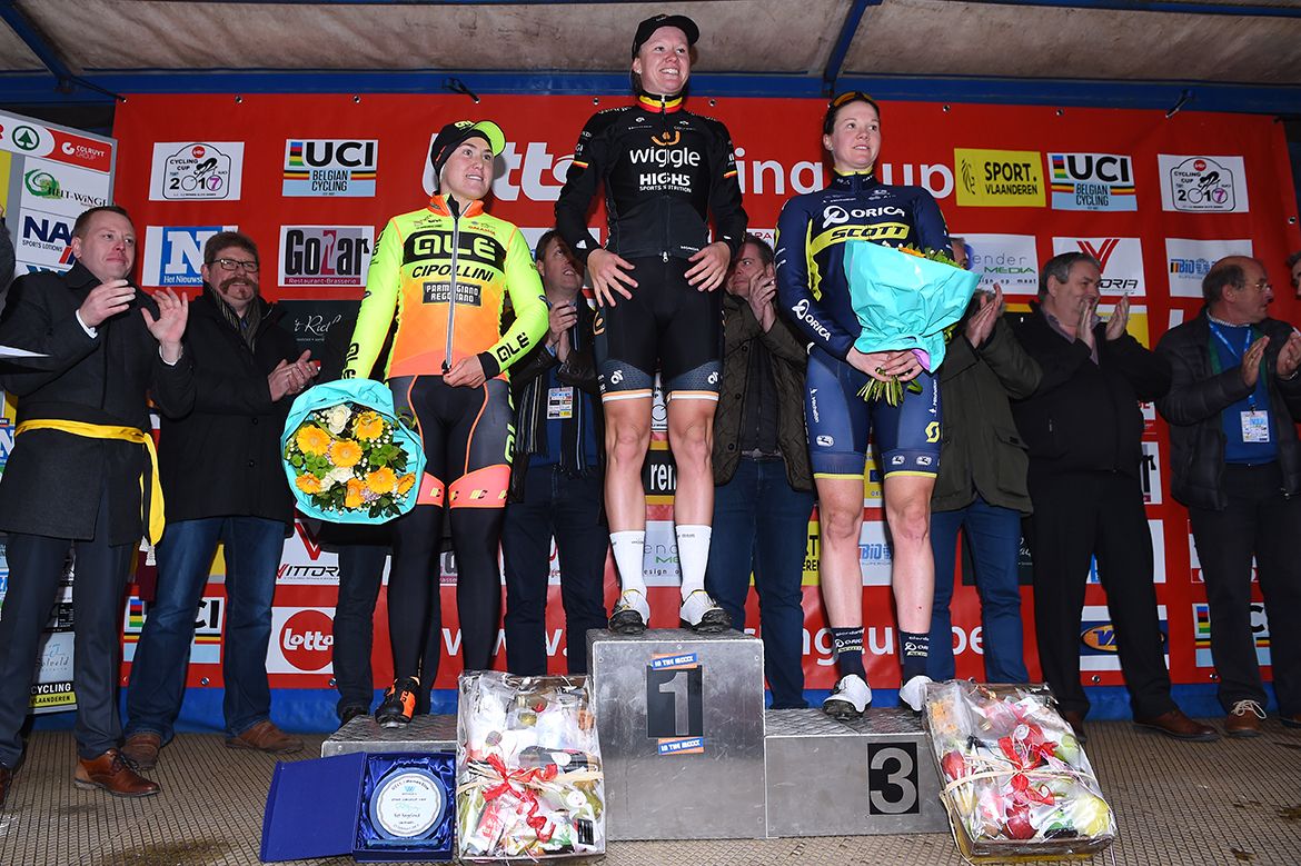The Omloop van het Hageland podium