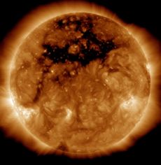 Coronal Hole on Oct. 10, 2015