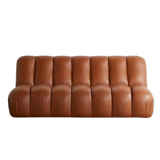leather floor sofa