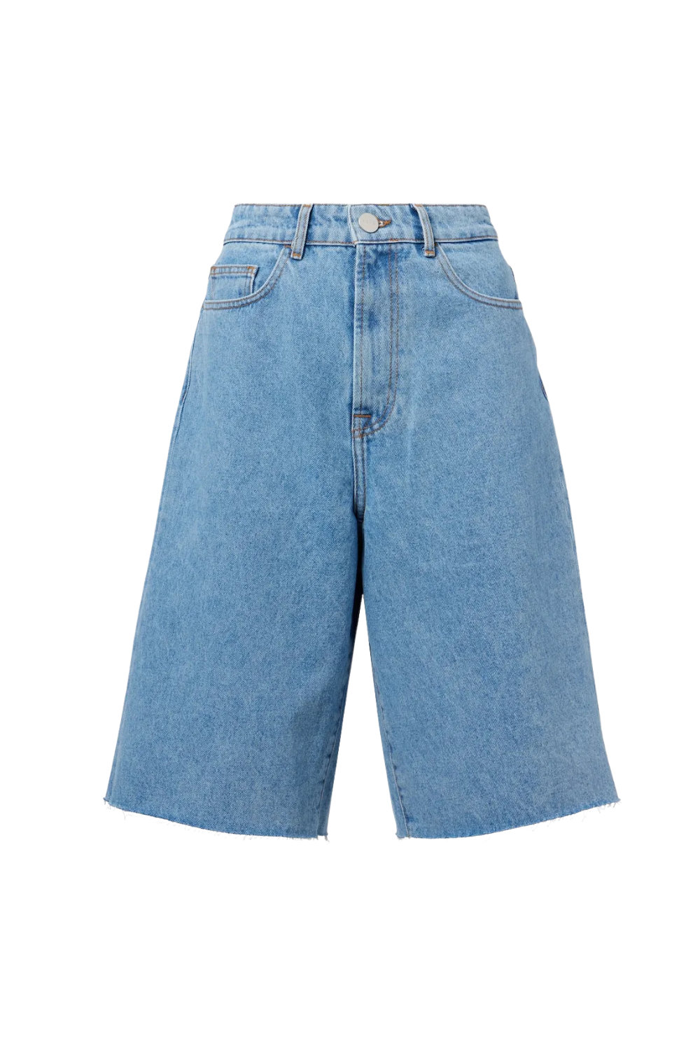 Oversized Denim Shorts