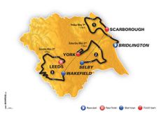 Tour de Yorkshire 2015 map