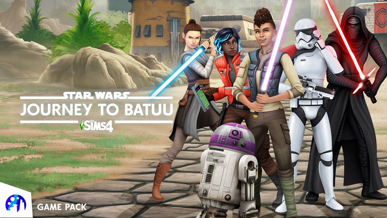 "Sims 4" lands visits the "Star Wars" universe in the new expansion pack "Journey to Batuu."