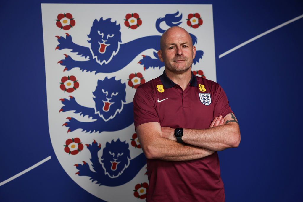 BURTON UPON TRENT, ENGLAND - AUGUST 13: Lee Carsley poses for a photograph in his new position as Interim Manager for the England Senior Team at St George&#039;s Park on August 13, 2024 in Burton upon Trent, England. (Photo by Eddie Keogh - The FA/The FA via Getty Images)