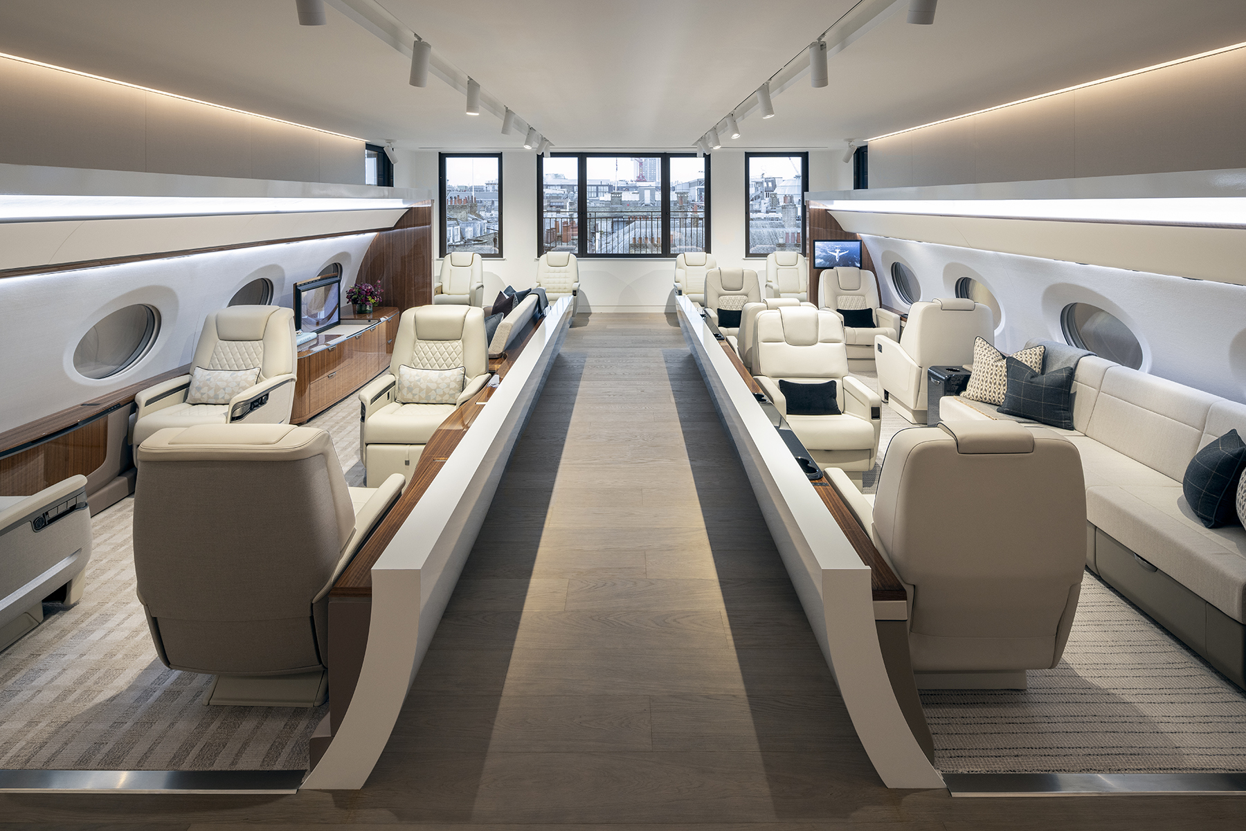 Gulfstream's London showroom
