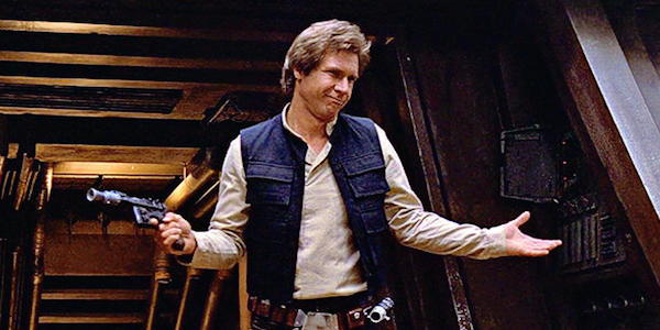 Harrison Ford as Han Solo on Endor