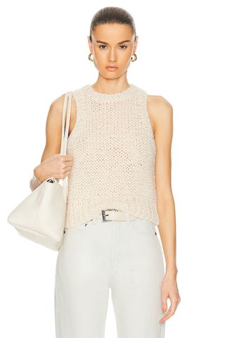 Open Stitch Knit Tank