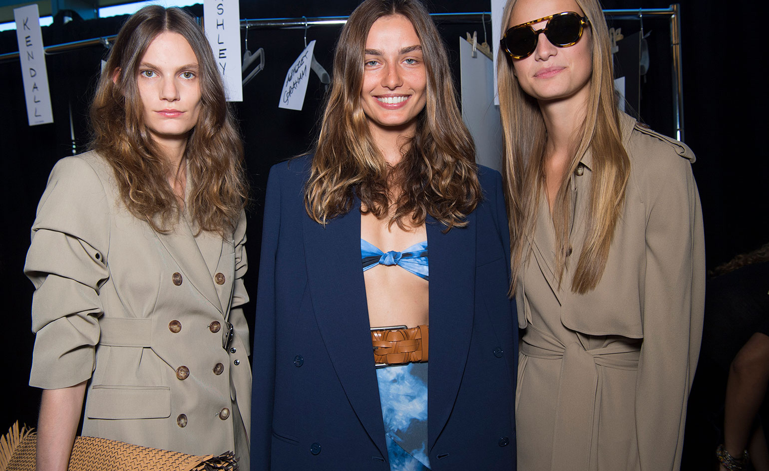 Models at Michael Kors S/S 2018 fashion show