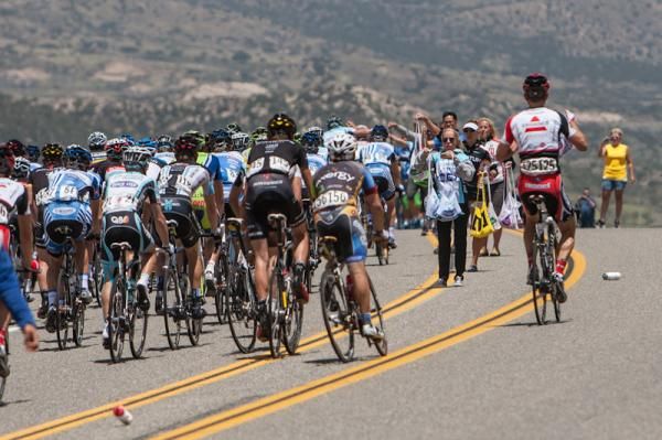 Feed zone time in the Amgen Tour of California