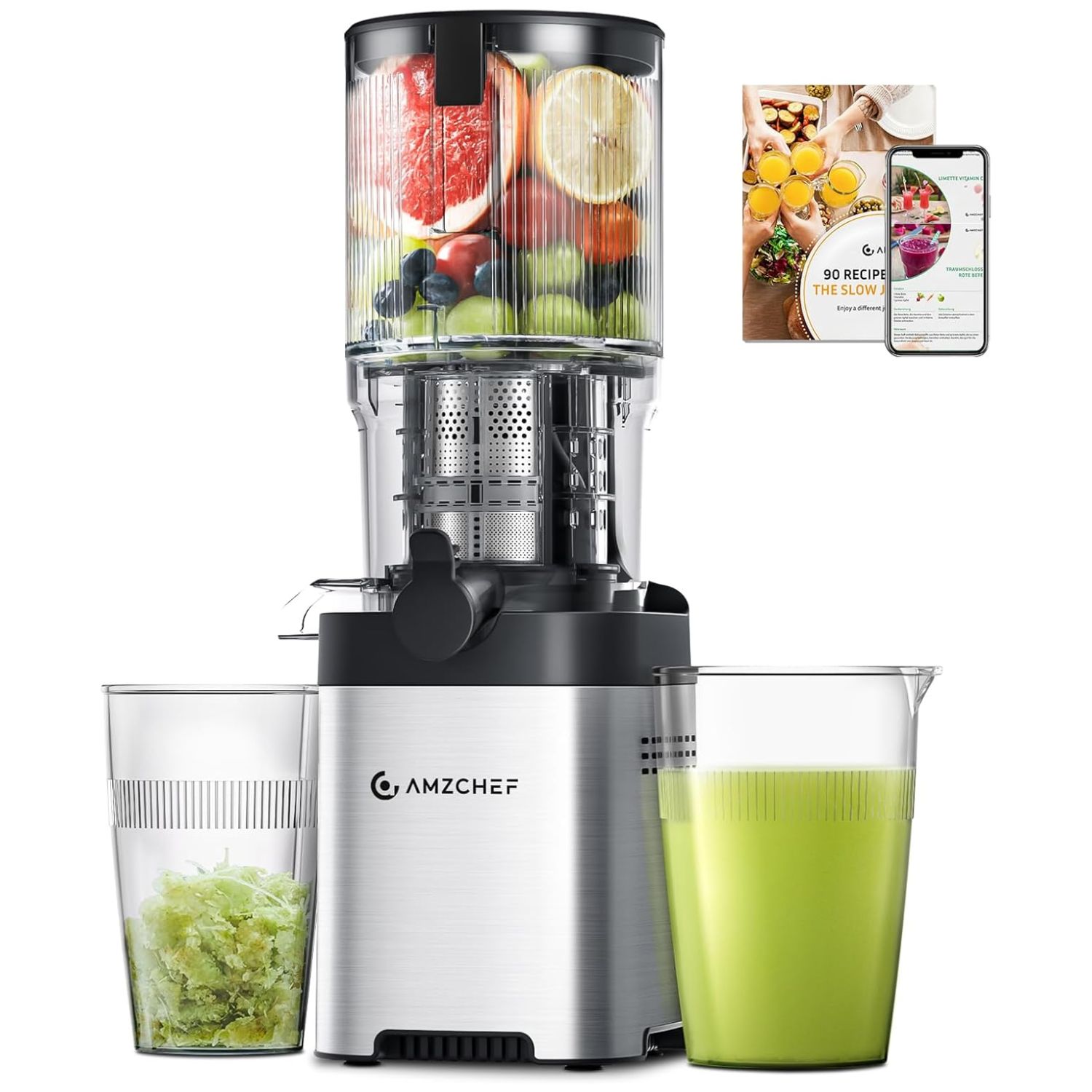 AMZCHEF Cold Press Juicer