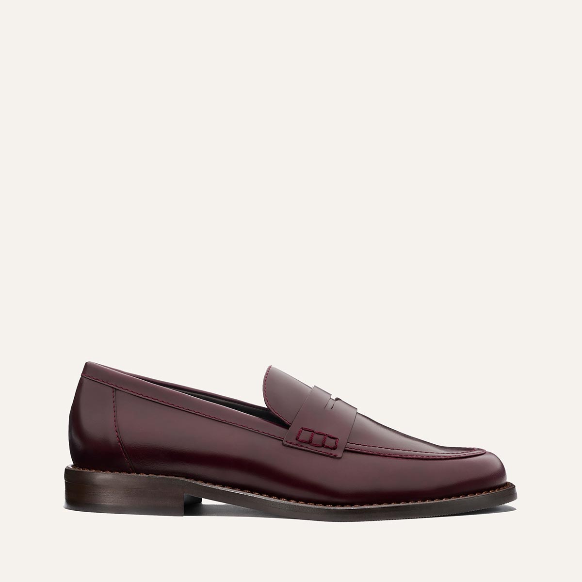 The Marlowe Loafer - Burgundy Calf