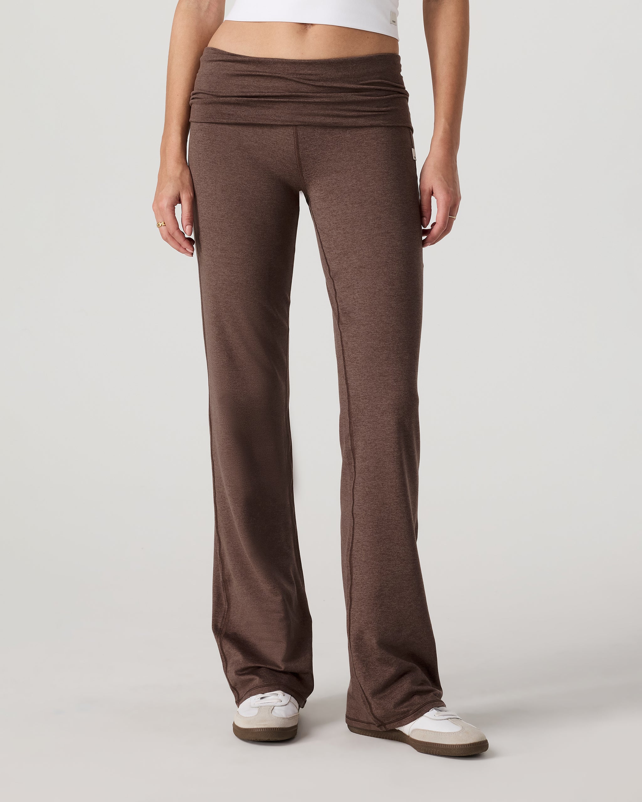 Halo Foldover Pant - Chocolate Milk Heather - Xxs