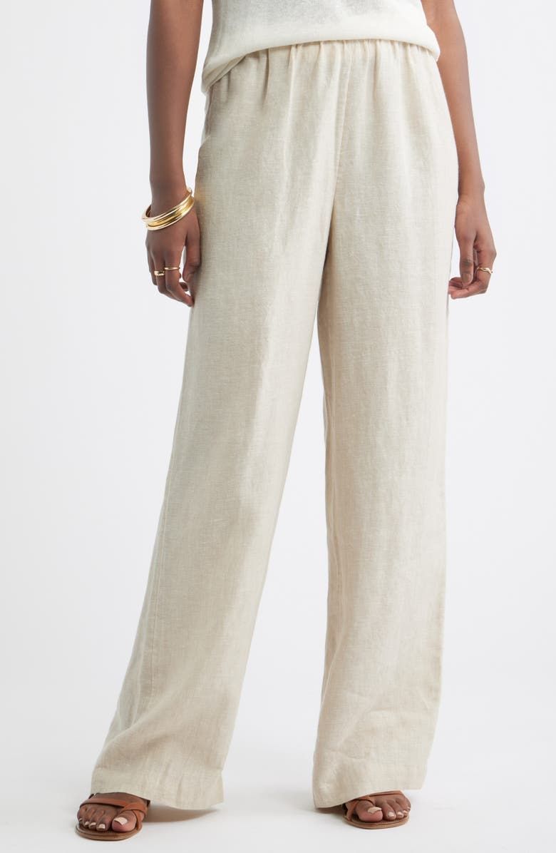 Wide Leg Linen Pants